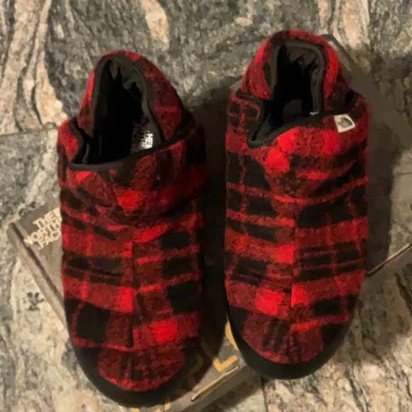 The North Face Thermoball Bootie Traction Wool TNF Booties Men Size 11 Slippers - Picture 4 of 16